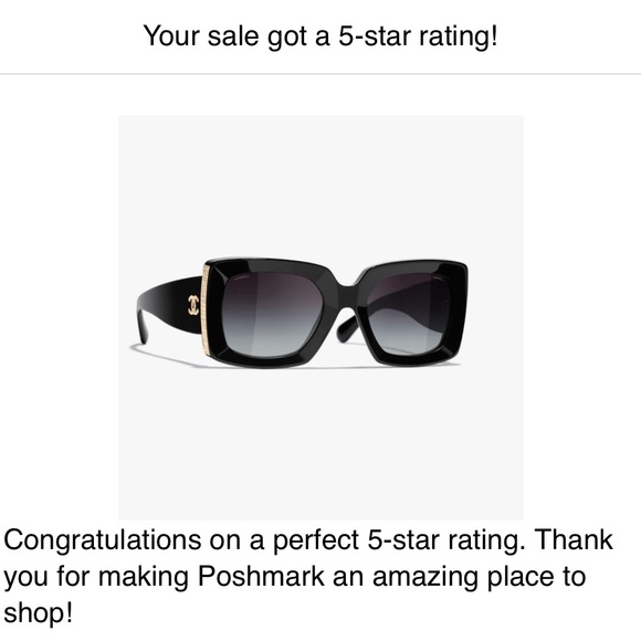 CHANEL RECTANGLE SUNGLASSES - Picture 3 of 11